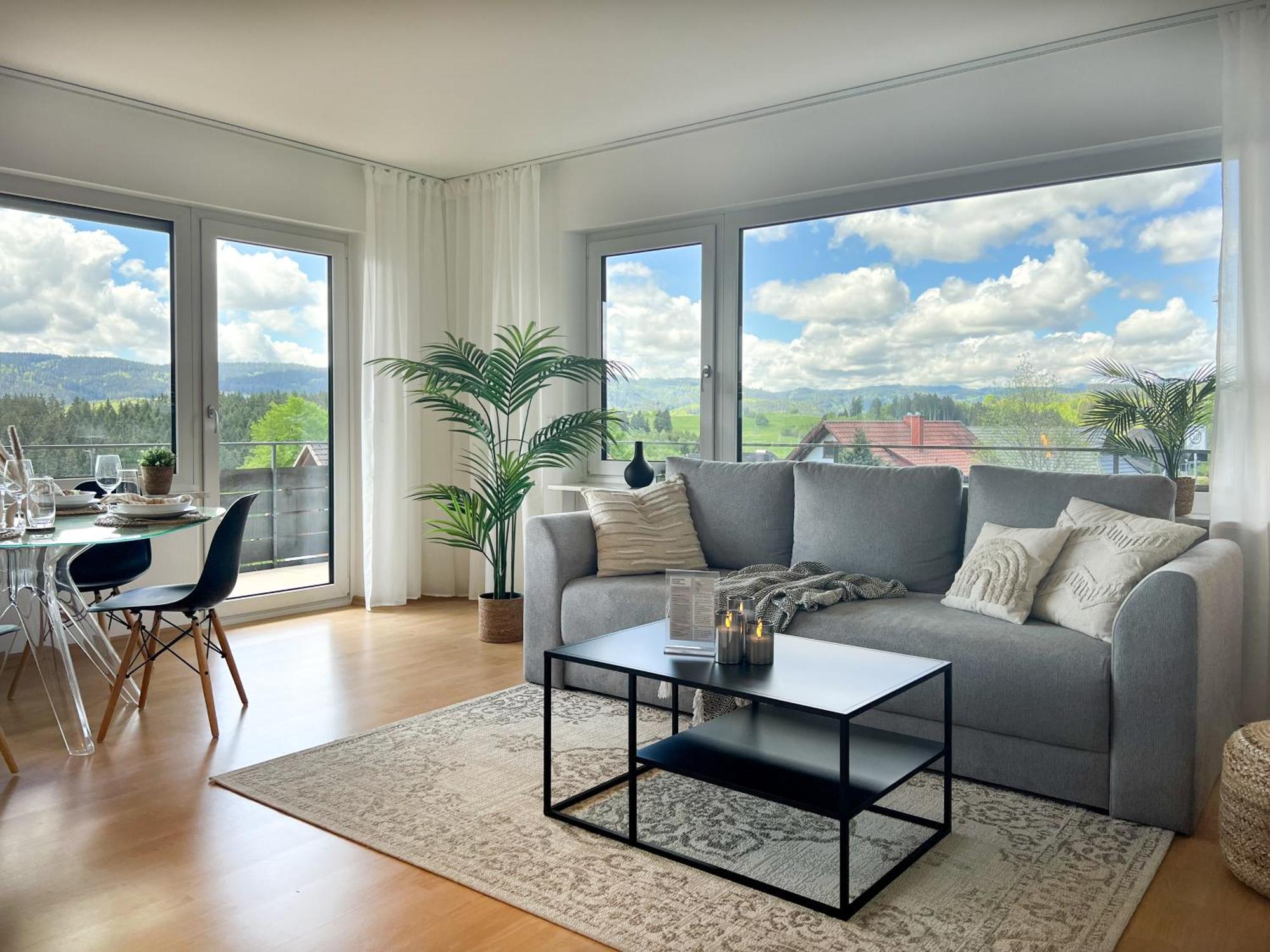 Panoramablick Mit Schwimmbad Und Sauna Apartment